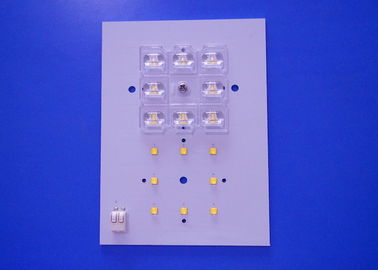 چراغ سفارشی Pcb Board XTE / XPG3 چراغ با 8 در 1 لنز 147x72 درجه TPII M