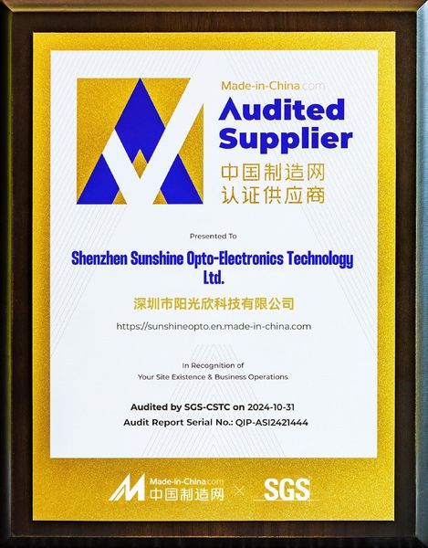 چین Sunshine Opto-electronics Enterprise Co.,ltd نمایه شرکت