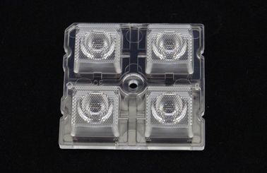 خرید PC Led Optical Lens , 4 in 1 Led Lens Array For SMD 5050 Led Light تولید آنلاین