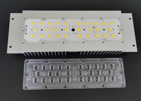 خرید 7070 SMD ماژول پیاده رو PC Lens Street Light ماژول 50W-120W با 158x103 درجه TYPE2-M تولید آنلاین