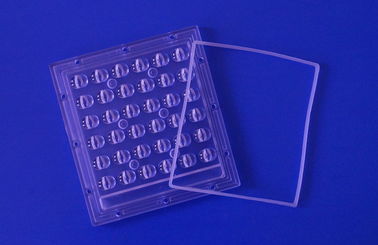 خرید 6X6 36 3030SMD خیابان Led نور لنز 60x140 درجه نور نامتقارن خروجی تولید آنلاین