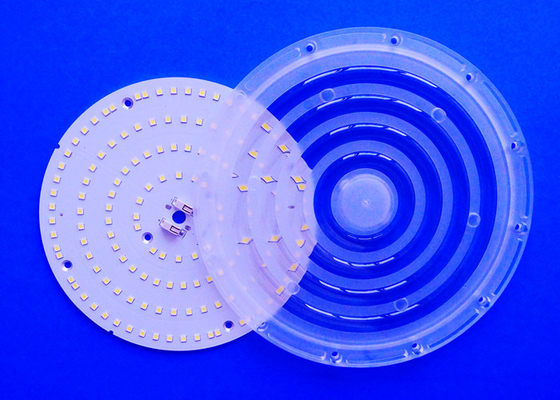 خرید 100W 3030 رهبری PCB ماژول لنز High Bay Light PC مواد 92٪ انتقال تولید آنلاین