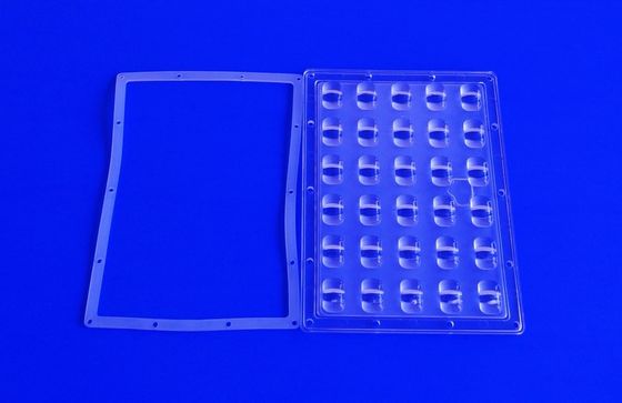 PMMA LED Street Light Lens For Road Lamp Module 171x125x8.13mm