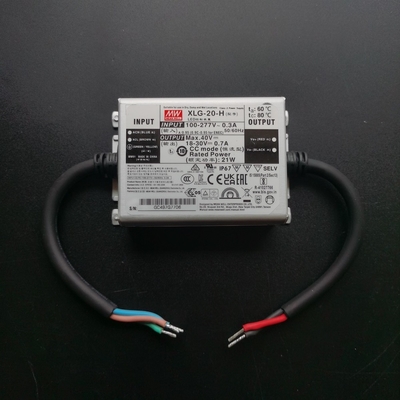 خرید معنی خوب جریان ثابت IP67 روشنایی ضد آب راننده XLG-20-H 18-30V 0.7A 21W منبع برق LED برای نور در فضای باز تولید آنلاین
