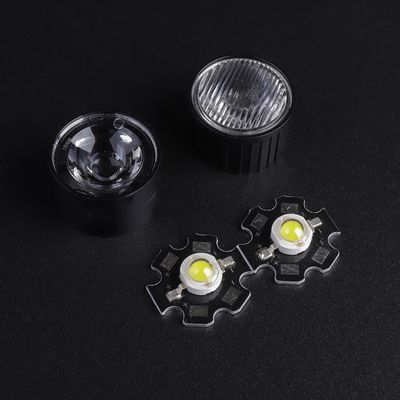 1W 3W High Power PMMA Led Lens for aspheric condenser Led Spotlight