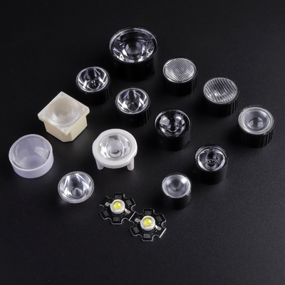 خرید لنز PMMA Led را به صورت سفارشی، لنز اکریلیک Led 1W 3W برای پوشش لامپ چراغ تولید آنلاین
