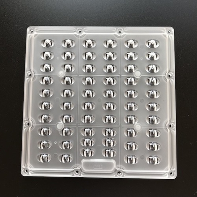 خرید 175x175mm 5050 SMD LED array Lens TYPE 2 square light lens 60w 120w تولید آنلاین