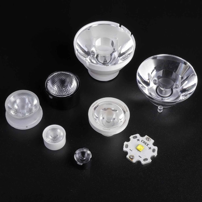 خرید 30x60degree لنز LED 15 میلی متری Collimatorl با نگهدارنده مشکی برای روشنایی LED تولید آنلاین