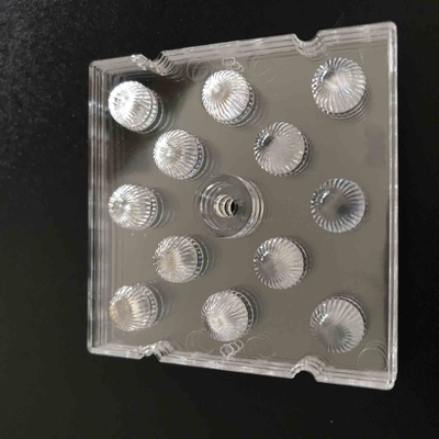 خرید لنز LED 50x50mm SMD 3030، لنز 12 در 1 ال ای دی PC برای نور زیاد تولید آنلاین