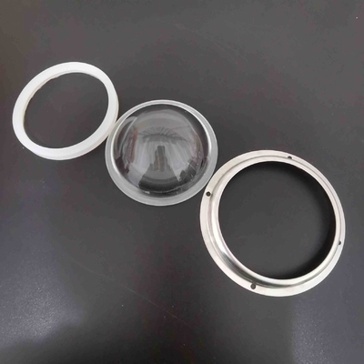 خرید لنزهای LED با قدرت 100 وات / لنزهای 60 درجه LED اپتیک برای نور خلیج بالا ، 100x39 میلی متر تولید آنلاین