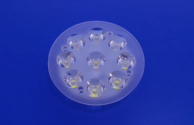 خرید 9W Bridgelux PMMA Led Led، لنزهای لامپ تونل نوری برای نورپردازی های تزئینی تولید آنلاین