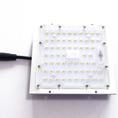 خرید کیت های روشنایی خیابانی SMD3030 مربع شکل واشر سیلیکونی 50w 150lm/W تولید آنلاین