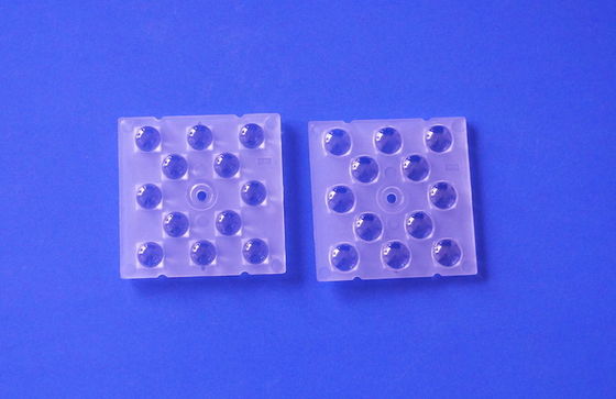 12 IN 1 50X50X5.57mm Optical Grade PC 3030 LED Lens for SMD Street Lamp