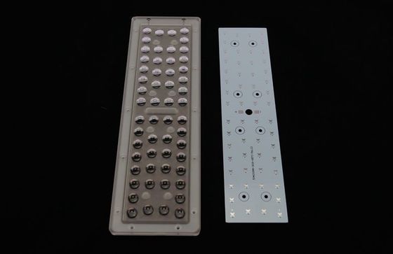 لنز متمرکزکننده LED 56W PC برای LED های SMD 3030 با زوایای پرتو متعدد برای چراغ خیابانی