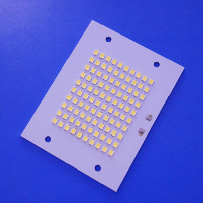 ضخامت 1.6 میلی متر LED PCB تخته آلومینیومی مواد آلومینیومی سفید رنگ سیاه
