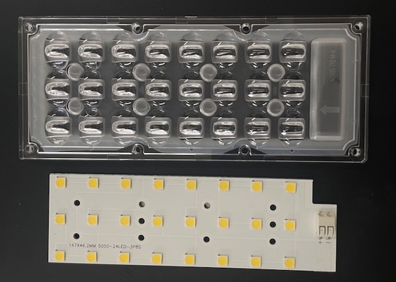 3x8 24 LED 5050SMD MODULE 163X85 DEGREE نور خیابانی برای لامپ 40w 50w