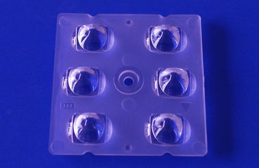 6 در 1 با 5050 PC LED لنز آرایه TYPE III الگوی پرتو برای چراغ خیابان