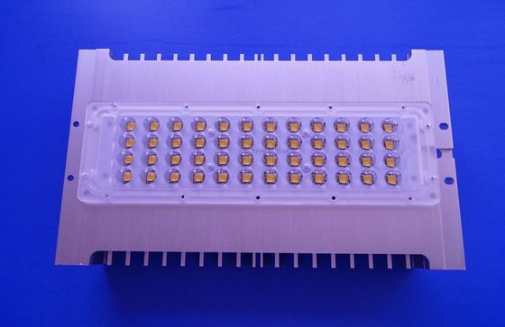 ماژول لنز LED SMD 3030 سفارشی 90X90 درجه با هیت سینک جدید برای چراغ تونلی 50 وات