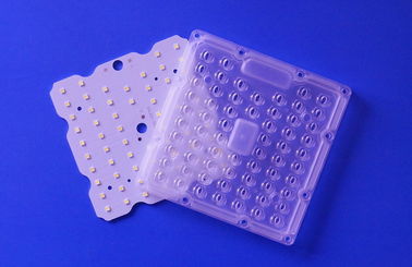 50 وات LED چراغهای شهری قطعات 80X150 درجه لنز با PH3030 SMD LED 160LM / W