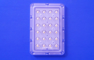 24 نقطه 145x75 درجه لنز نوری نوری با نام تجاری نامتقارن با ماژول 3535 PCB