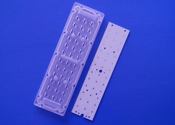 3X12 36 LED 3030 3535 SMD Street Light Lens with 65x150 Degree Beam Angle Optical Grade PC Vertical Light Distribution