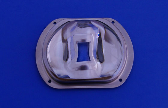 100W Bridgelux Led Glass Lens , Led street light optical glass lens