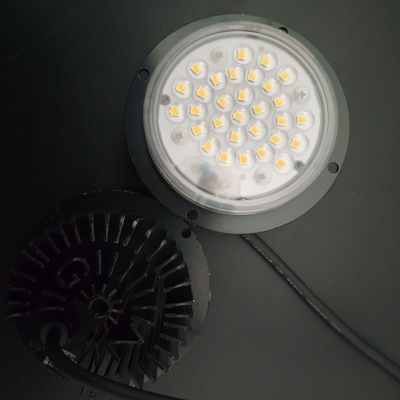 ماژول LED گرد 10 وات تا 60 وات با زاویه پرتو 90 درجه، راندمان 100 تا 130 lm/W و حفاظت IP67 / IK08