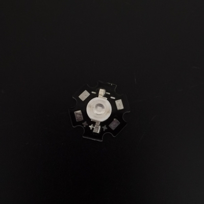 1W 120 درجه رنگ سبز قدرت بالا چراغ دیود 520nm - 530nm، 400ma