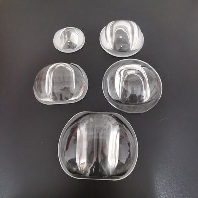 لنز نوری LED شیشه بوروسیلیکات با زاویه پرتو 75x135 درجه IP65 ضد آب برای نور خیابان تونل