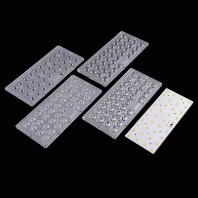 پارکنگ 100W رنگ 3000K-6000K چراغ های خیابان LED اجزای نورپردازی جاده
