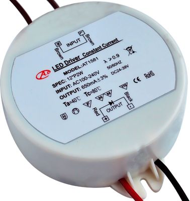 منبع برق LED جریان ثابت 1280ma 28w DC 320ma راننده LED 14-22.5V خروجی