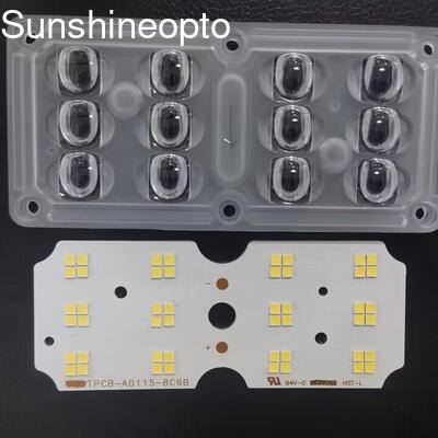 3030 SMD LED PCB Board برای ماژول های نور خیابانی 30 تا 45 وات با طراحی لنز سفارشی