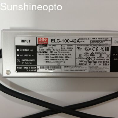 70-100W ضد آب IP65/IP67 منبع برق LED جریان ثابت با خانه آلومینیومی برای روشنایی LED