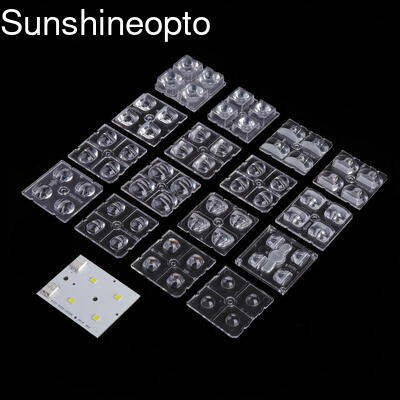 عمده فروشی لنز نوری ال ای دی 50x50 میلی متر با زاویه دید چندگانه برای چراغ های خیابانی و سیلاب