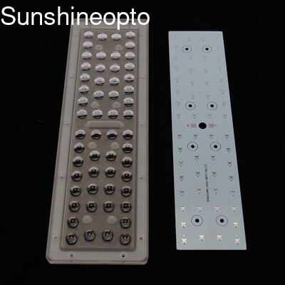 لنز LED کولیماتور با زاویه پرتو چندگانه رایانه شخصی 50 واتی با برد PCB LED SMD 3030 برای نور