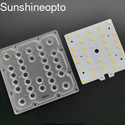برد PCB ال ای دی اس ام دی 5050 با توان 50 وات و زاویه پرتو 80x140 درجه برای ماژول چراغ خیابانی ال ای دی