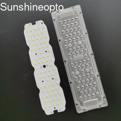 ماژول نور LED 160lm/w SMD 3030 کیت بهسازی چراغ خیابانی LED 50 واتی با لنز اپتیکال کامپیوتر