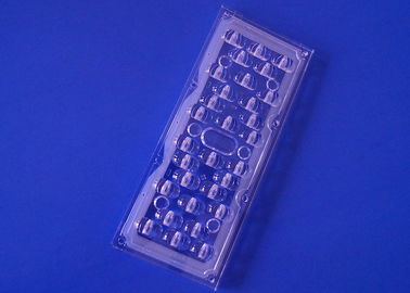 3030SMD چراغ خیابان نور لنز 173MM زاویه گسترده 176x96 درجه نور خروجی بالا