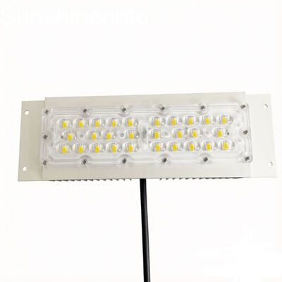 ماژول چراغ خیابانی 28PCS 7070 LED با لنز اپتیکال 158×103 درجه راه حل روشنایی جاده با قدرت بالا 48 ولت