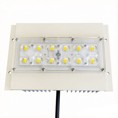 ماژول چراغ خیابانی LED 60W 7070 با لنز نوری 158×103 درجه و PCB آلومینیومی برای روشنایی جاده