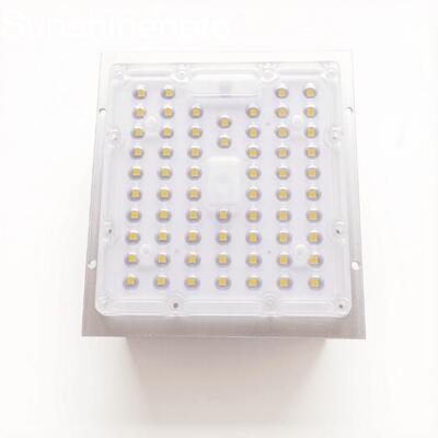 ماژول لنز LED 90° مربع 3030 لنز 64-LED اپتیکال رایانه شخصی با PCB آلومینیومی سازنده OEM/ODM