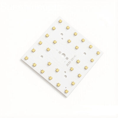برد PCB LED 100×100 میلی‌متری 50 وات SMD3535 با لنز رایانه‌ای نوری جاده و روشنایی عمومی بهسازی ماژول سازنده OEM