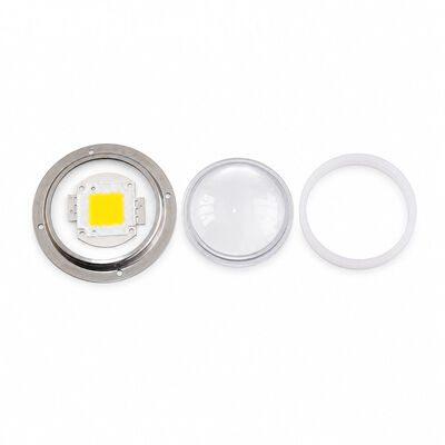 لنز شیشه ای LED با قطر 78 میلی متر زاویه پرتو 120 درجه با 93 درصد گذردهی برای نور خلیج زیاد