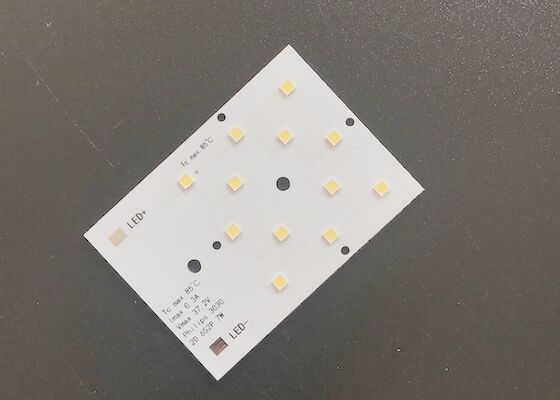 SMD3030 12LEDs ماژول صفحه PCB آلومینیوم 50x50mm 6W-10W