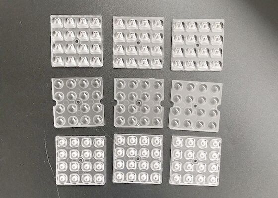 16 عدد 24 لنز SMD3030 SMD5050 لنز PC نوری برای 50x50 میلی متر