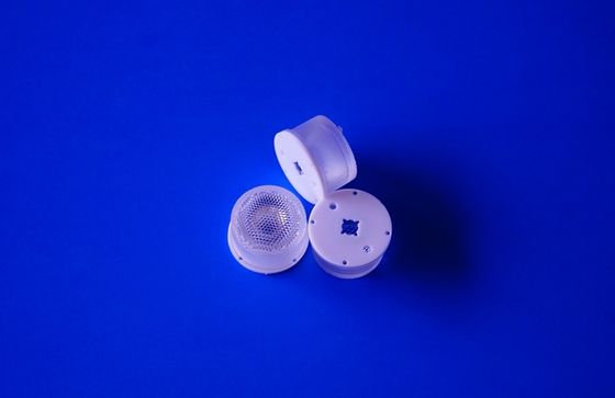 ضد آب 45 درجه زاویه شعاع 22mm لنز کولیماتور LED PMMA لنز نوری برای چراغ های LED