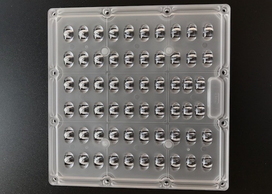 175x175mm 5050 SMD آرایه LED لنز TYPE 2 لنز مربعی نور 60w 120w